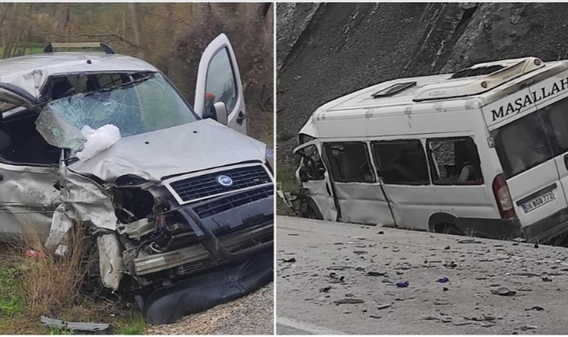 Karayolda Feci Kaza: 2 Ölü, 17 Yaralı