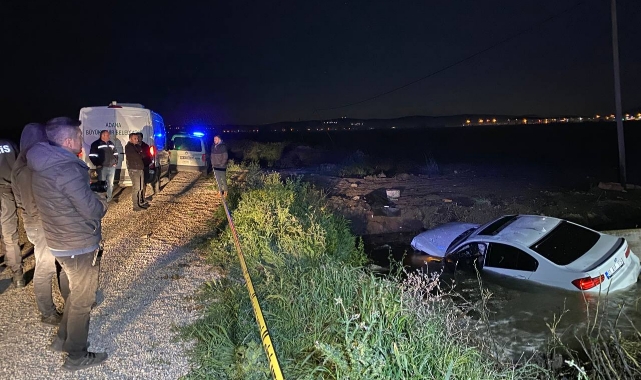 Otomobil Sulama Kanalına Devrildi: 1 Ölü, 1 Yaralı