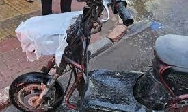 Otomobil Ve Motosiklet Çarpıştı