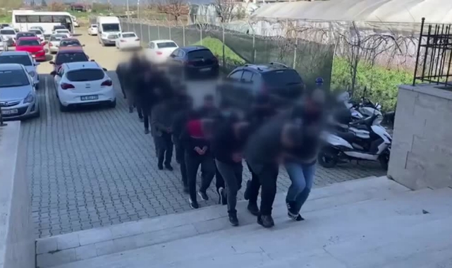 Suç Örgütü Operasyonunda: 9 Tutuklu