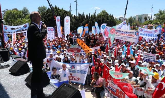 1 Mayıs Coşkusu Alanlara Sığmadı