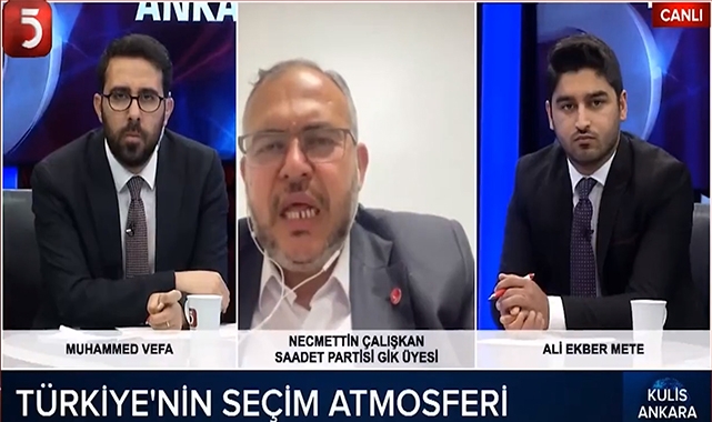 Çalışkan: Saadet Partisi Denge Unsurudur