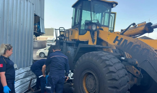 Freni Boşalan İş Makinesinin Altında Kalan İşçi Öldü