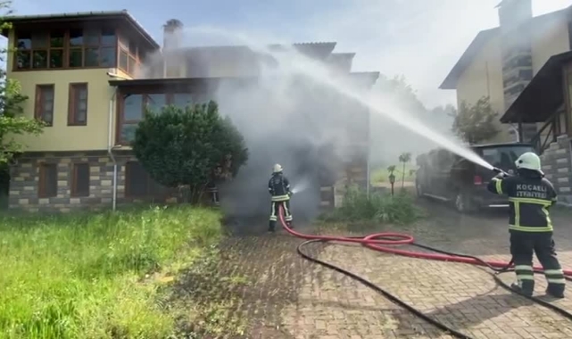 Garajdaki Yangın Eve Sıçradı