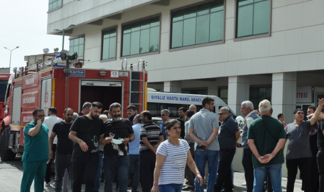 Hastanede Korkutan Yangın