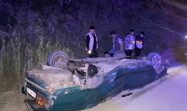 İki Otomobil Çarpıştı: 1 Ağır Yaralı