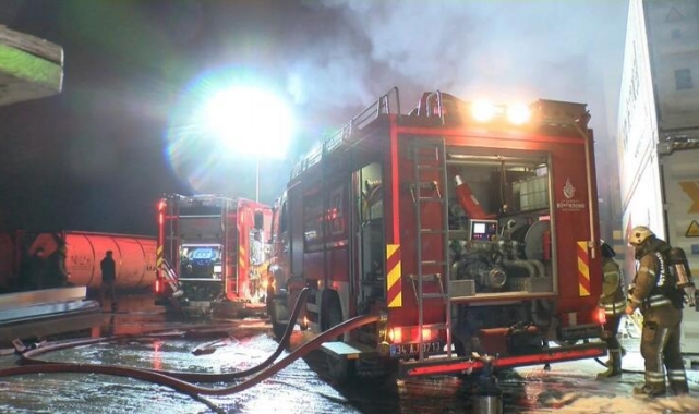 Lojistik Deposunda Yangın