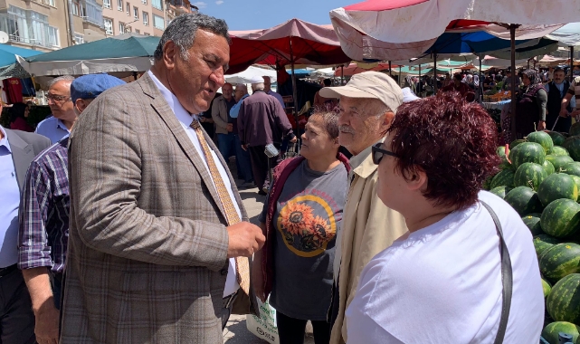 Ömer Fethi Gürer Pazar Ve Esnafı Gezdi, Kılıçdaroğlu’na Oy İstedi