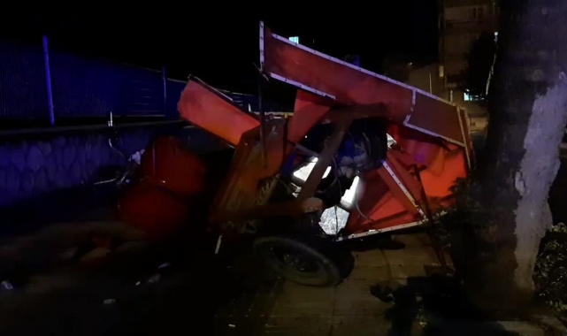 Otomobil İle Elektrikli Motosiklet Çarpıştı