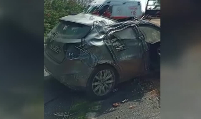 Otomobil Uçuruma Devrildi