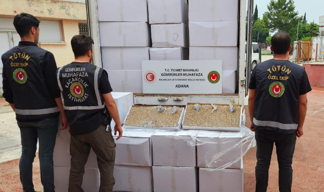 1,1 Milyon Kaçak Makaron Ele Geçirildi