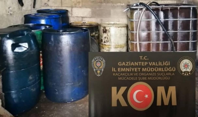 2 Bin Litre Kaçak Akaryakıt Ele Geçirildi