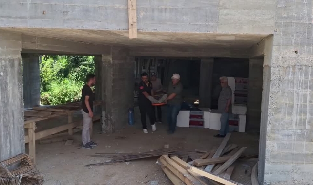 İnşaattan Düşen İşçi Yaralandı