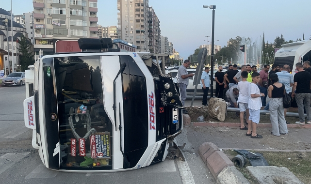 Minibüs Devrildi