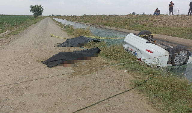 Otomobil, Sulama Kanalına Devrildi