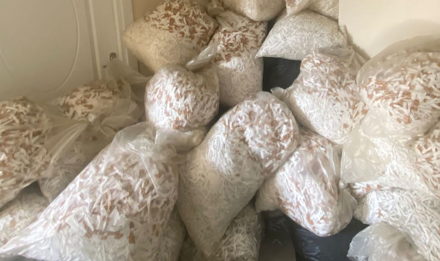 25 Milyon 450 Bin Makaron Ele Geçirildi