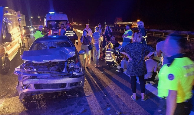 Anadolu Otoyolu'nda Zincirleme Trafik Kazası