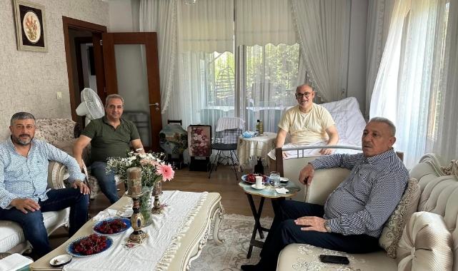 Başkan Mustafa Çay’a Geçmiş Olsun Ziyaretleri Sürüyor