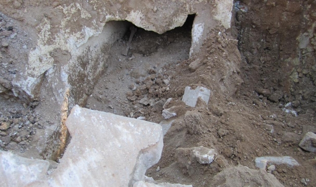 Doğal Gaz Kazısında Lahit Bulundu