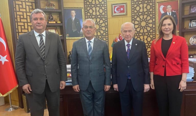 MHP Adana Kurmaylarından Devlet Bahçeli’ye Ziyaret