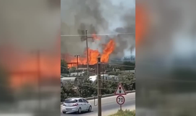Orman Ürünleri İmalathanesinde Yangın