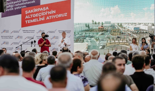 Şakirpaşa Altgeçidi'nin Temeli Atıldı