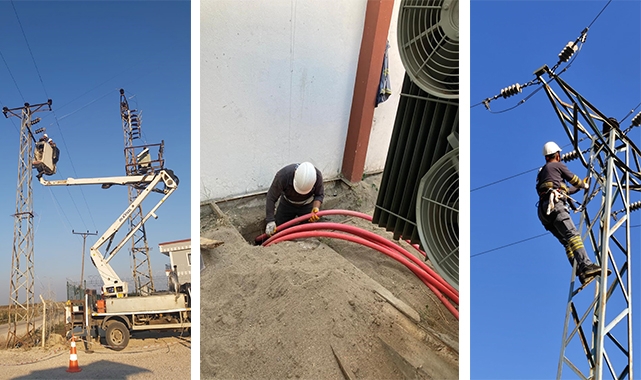 Toroslar Edaş Artan Sıcaklarda 7 Gün 24 Saat Çalışıyor