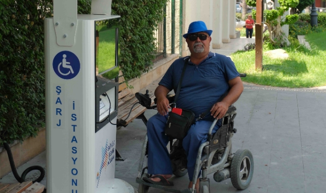 5 Noktaya Akülü Tekerlekli Sandalye Şarj İstasyonu Kuruldu