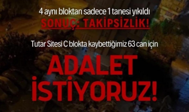Adalet İstiyoruz