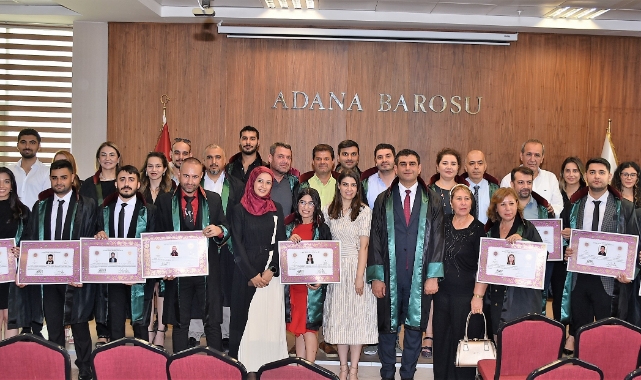 Adana Barosu’nda Ruhsat Mutluluğu Yaşandı