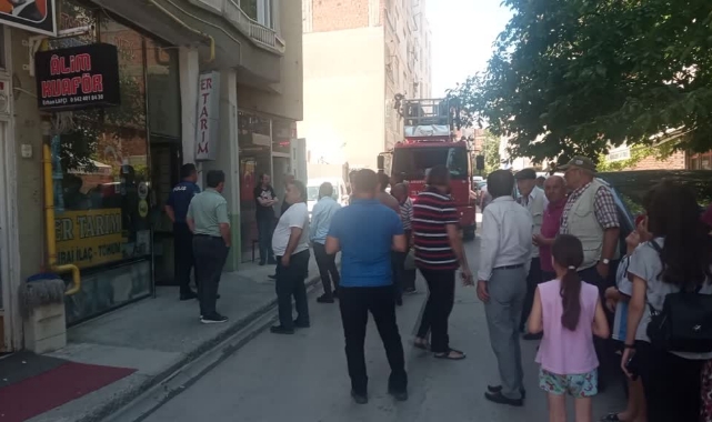 Apartman Boşluğunda Yangın