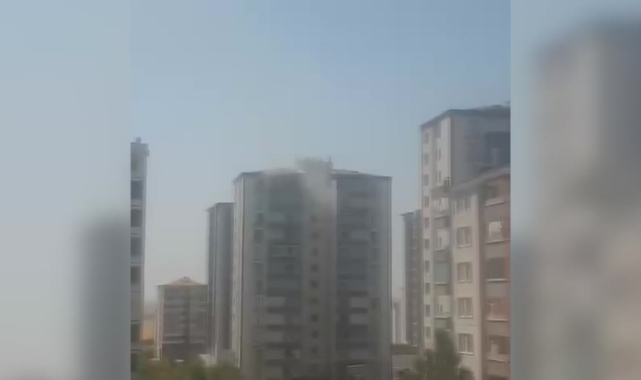 Apartman Dairesinde Korkutan Yangın