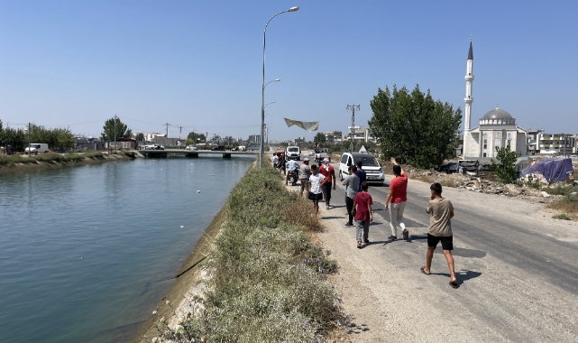 Ayağını Yıkamak İsterken Sulama Kanalına Düştü