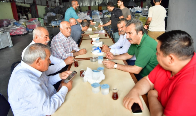 Başkan Çetin'den Esnafa "Geçmiş Olsun" Ziyareti