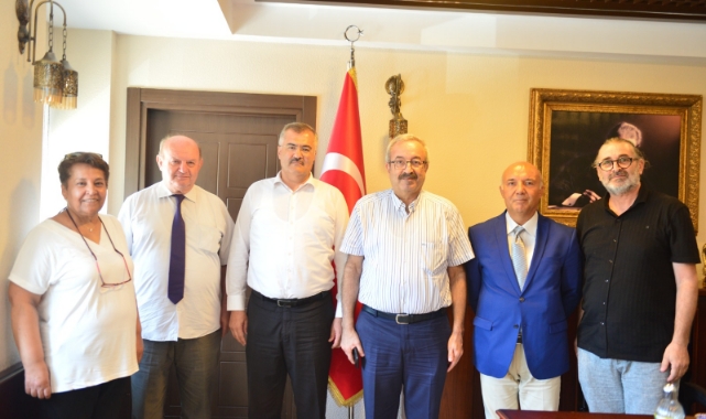 ÇGC Heyeti Milli Eğitim Müdürü Tevke'yi Ziyaret Etti