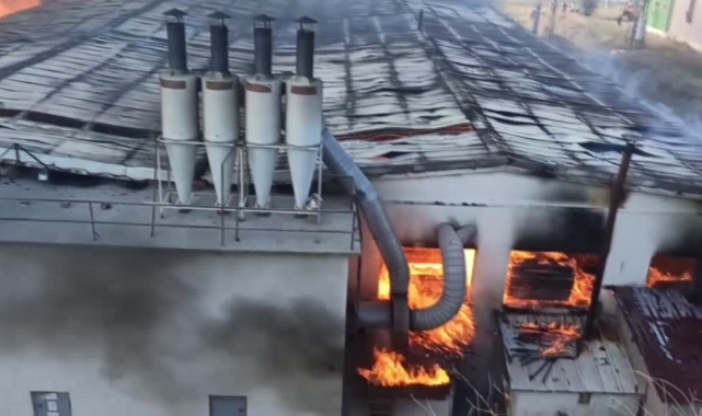 Kapı Fabrikasında Yangın