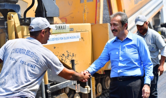 Kavurucu Sıcakta Asfalt Çalışması
