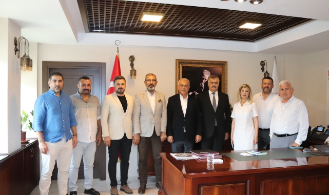 MHP Heyetinden Hasan Tevke’ye  “Hayırlı olsun” Ziyareti
