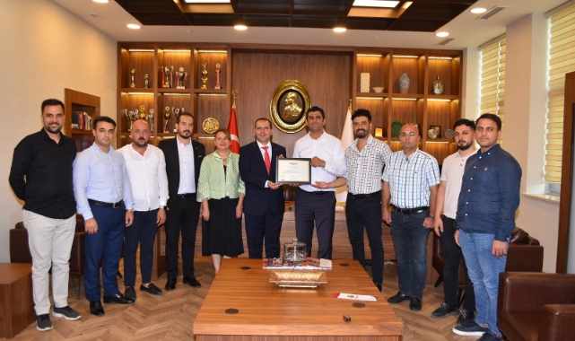 Ömer Tekdemir'den Baro Başkanı Gökayaz'a Ziyaret
