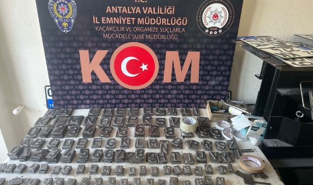 Sahte Plaka Basan Şüpheli Yakalandı