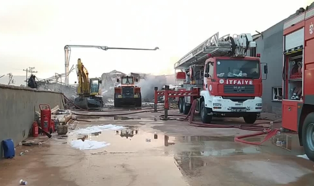 Sanayi Bölgesinde Yangın