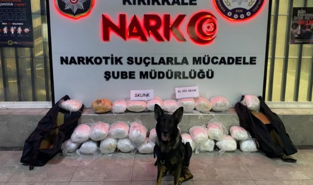 36 Kilogram Uyuşturucu Ele Geçirildi