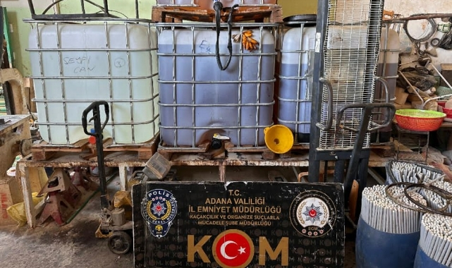 7 Bin 800 Litre Kaçak Akaryakıt Ele Geçirildi