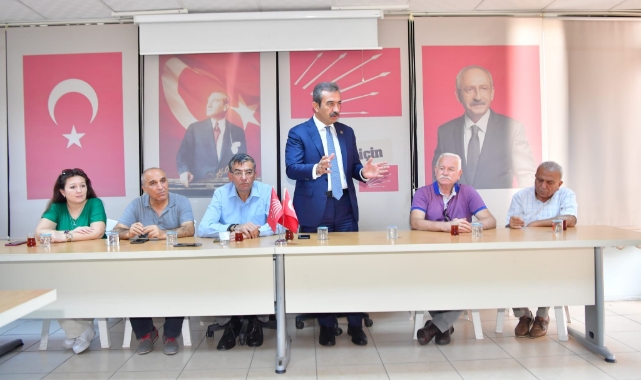 Başkan Çetin'den Çukurova İlçe Başkanı Atay'a Ziyaret