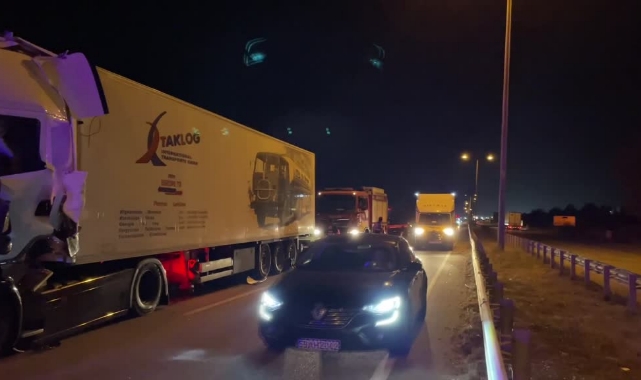 İki Tır Çarpıştı: 1 Ölü