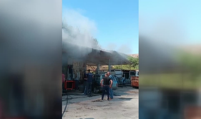 İş Yerinde Korkutan Yangın