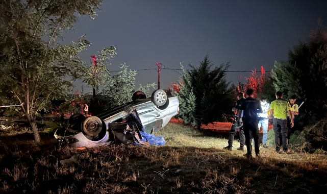 Otomobil Refüje Çarptı, Sürücü Hayatını Kaybetti