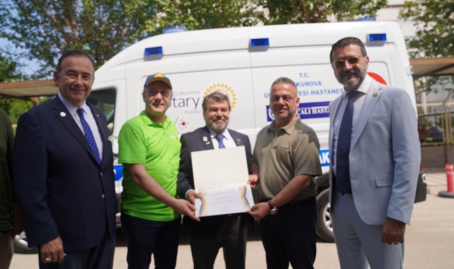 Rotary Kulüplerinden Balcalı Hastanesi'ne Anlamlı Bağış