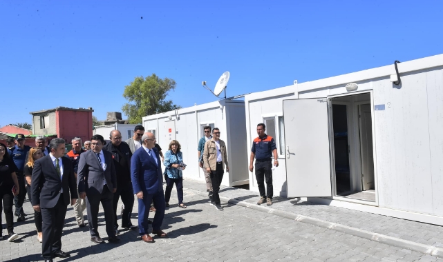Vali Köşger’den Konteyner Kent İle Deprem Konutlarına Ziyaret