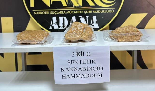 3 Kilogram Kannabinoid Ele Geçirildi